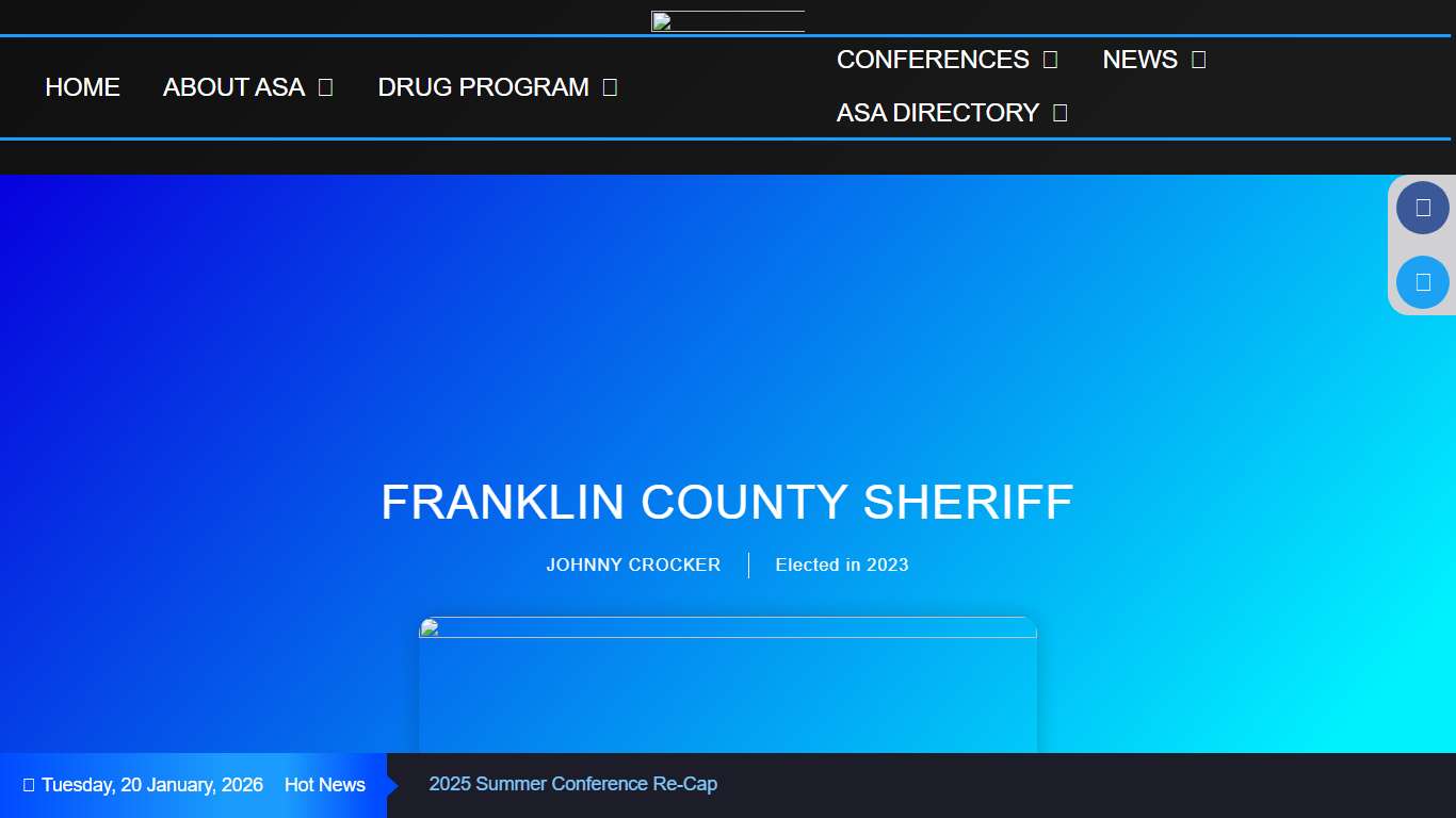 FRANKLIN COUNTY SHERIFF – Arkansas Sheriff Association